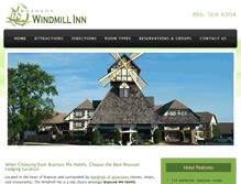 Tablet Screenshot of bransonwindmillinn.com